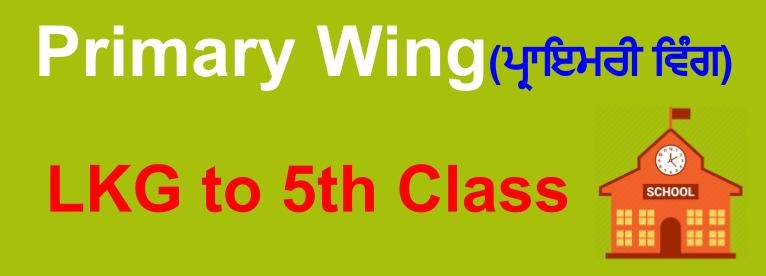 Primary (ਪ੍ਰਾਇਮਰੀ)